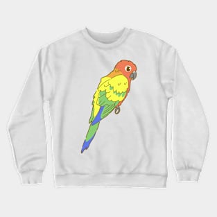 Rainbow Sun Conure Crewneck Sweatshirt